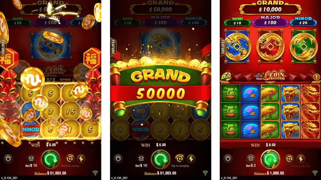 3 Coins 88Casino Bonus